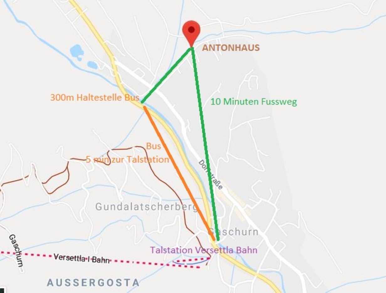 Wegbeschreibung Antonhaus Wegbeschreibung Antonhaus